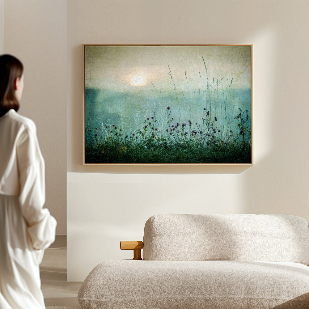 Canvas print - Autumn sunrise in the hall