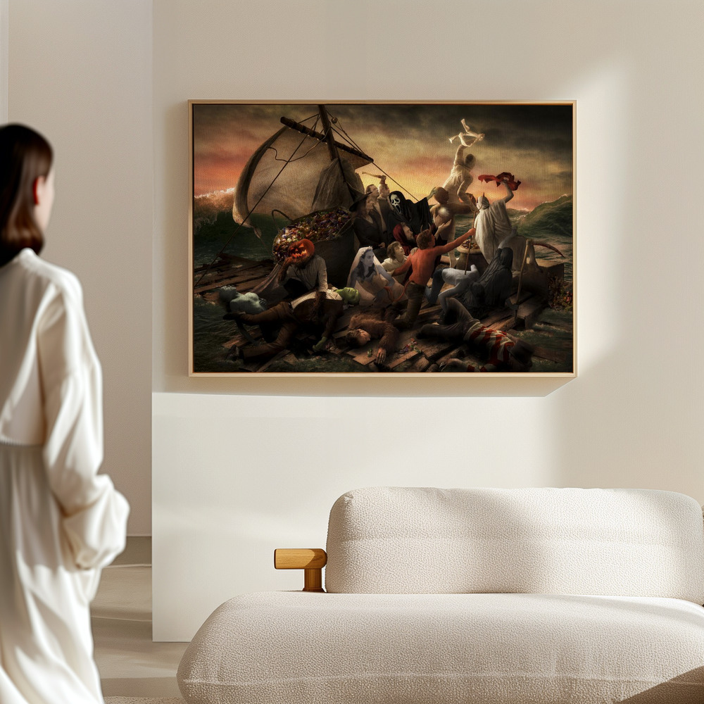Toile - The Raft of Halloween dans le hall