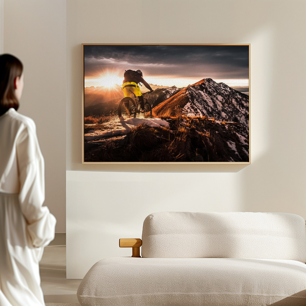 Canvas print - Take a Ride on the Sunny side in the hall