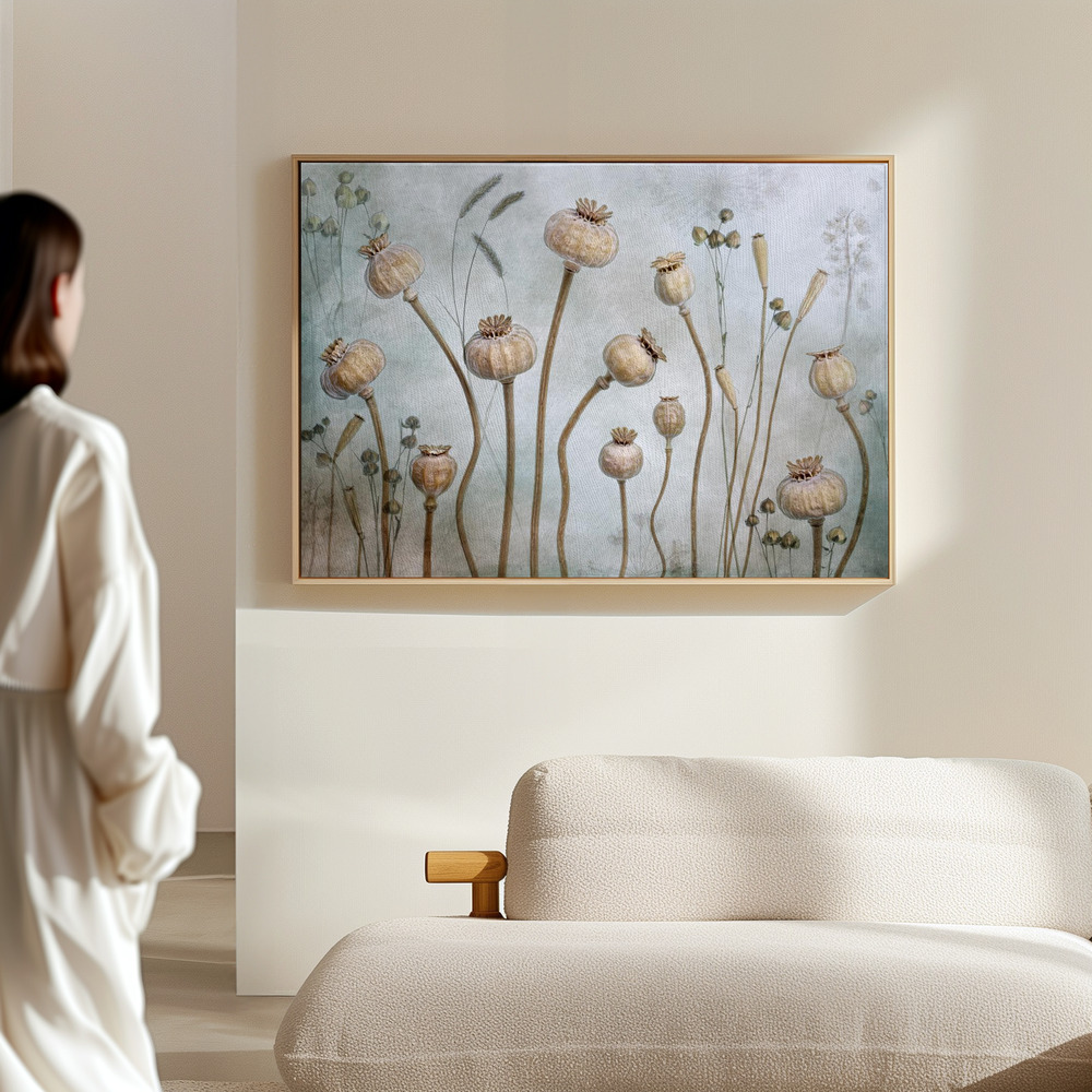 Toile - Papaver dans le hall