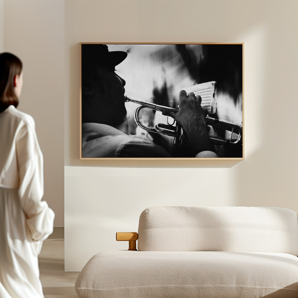 Canvas print - Just follow my lead in the hall