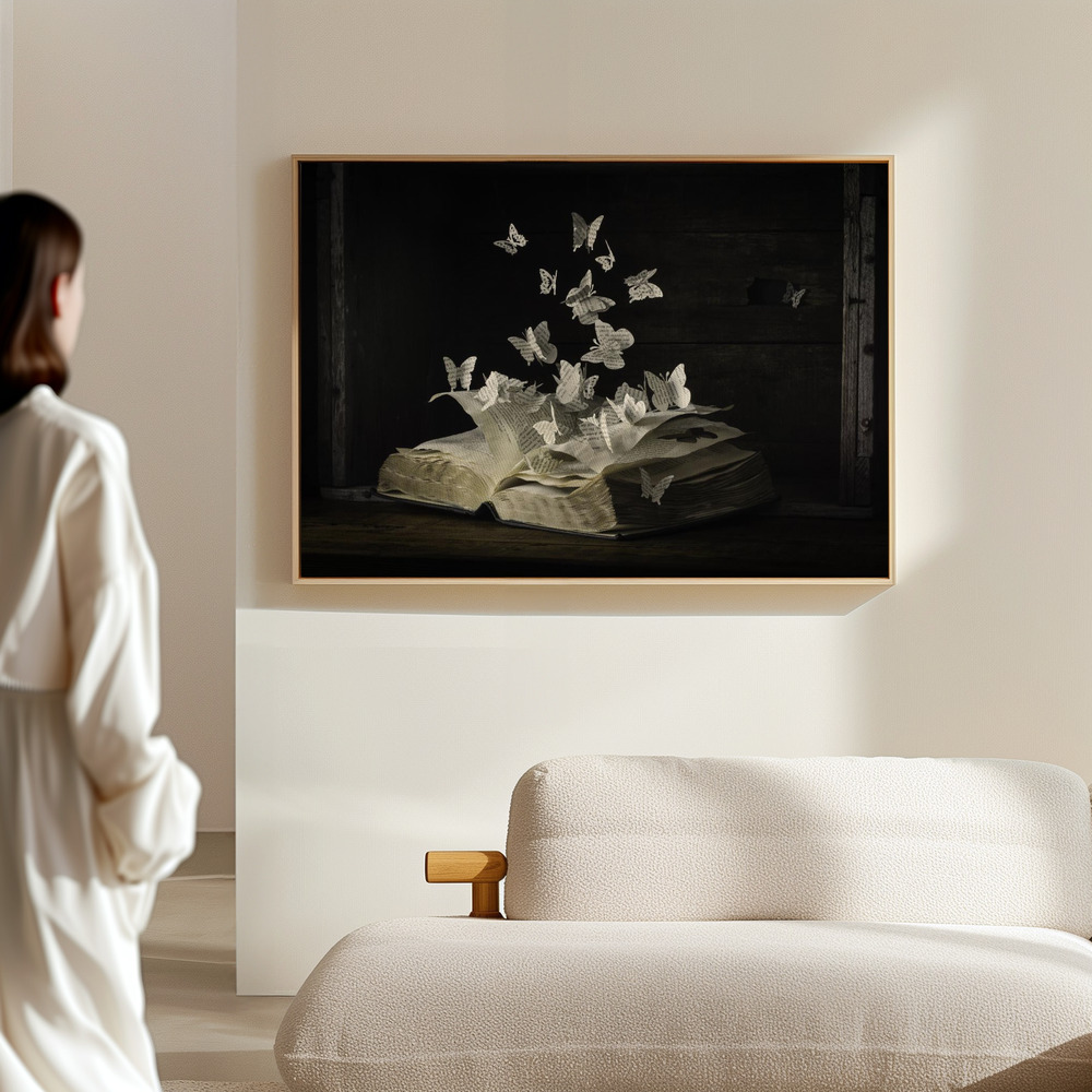 Canvas print - Lepidopterology in the hall