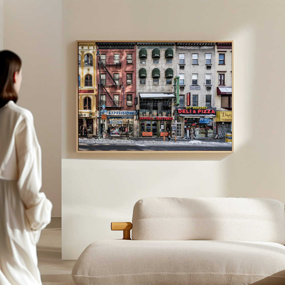 Canvas print - A cold day in NY in the hall