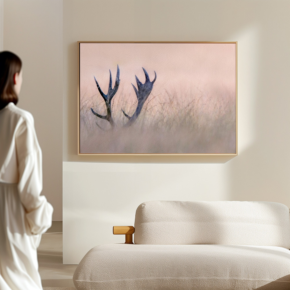 Stampe su tela -   Hide & Seek  ( Horn of Stag) in the hall