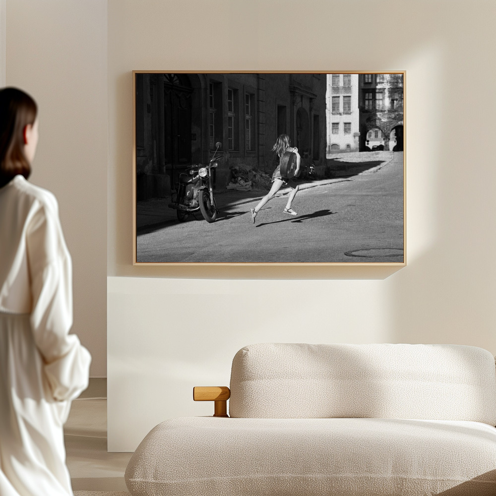 Canvas print - Freedom (from the series "Childhoods") in the hall