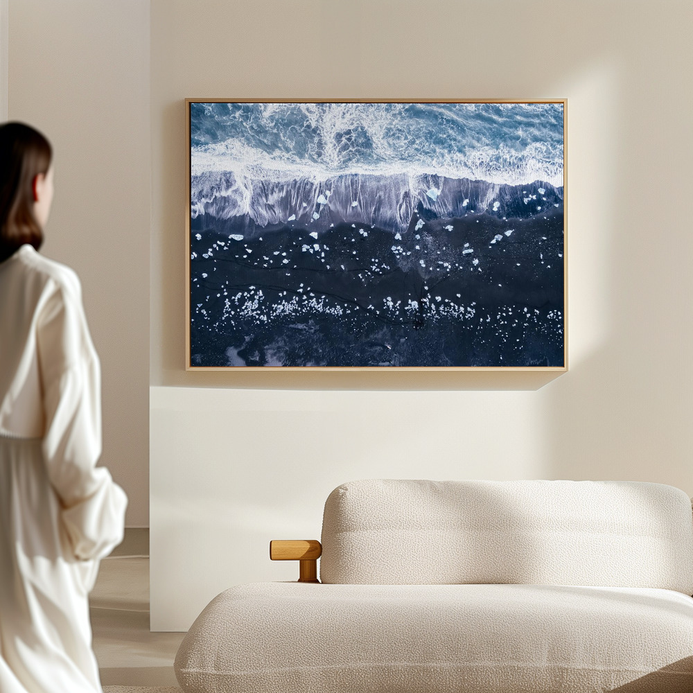 Canvas print - Jokulsarlon in the hall