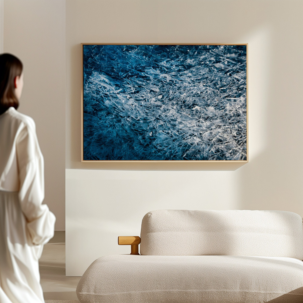Canvas print - Moody Blue in the hall