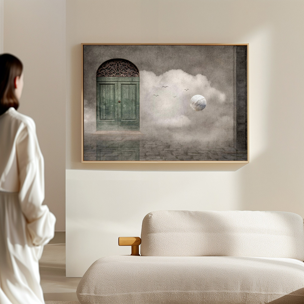 Canvas schilderi - Secret Door in de hal