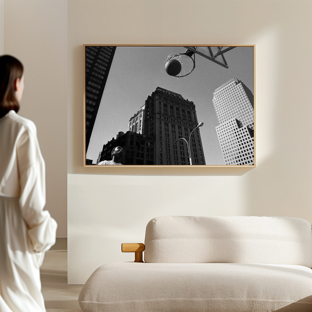 Canvas print - The ball (from the series "Alone") in the hall