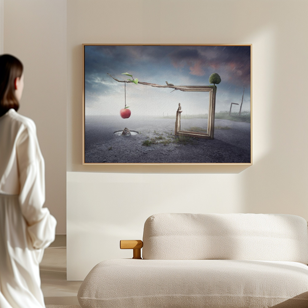 Toile - Balance dans le hall