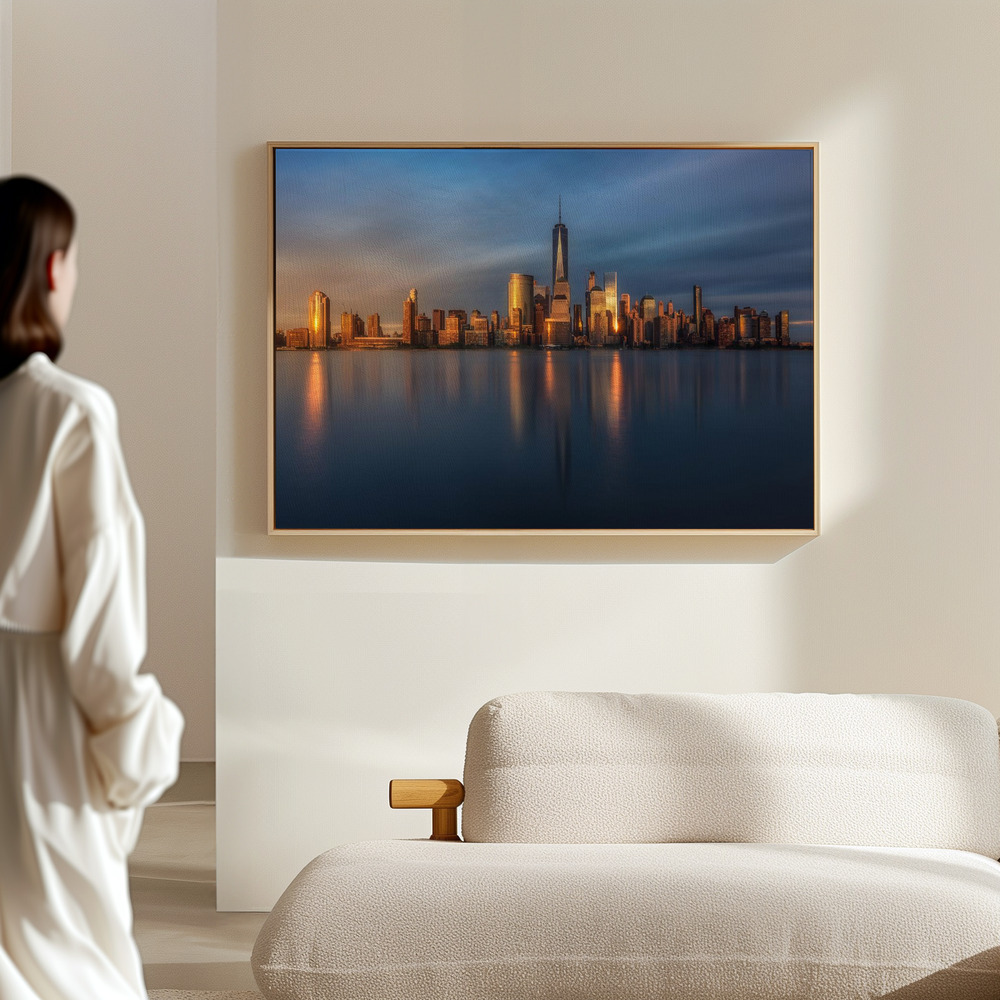 Canvas print - Blue in the hall