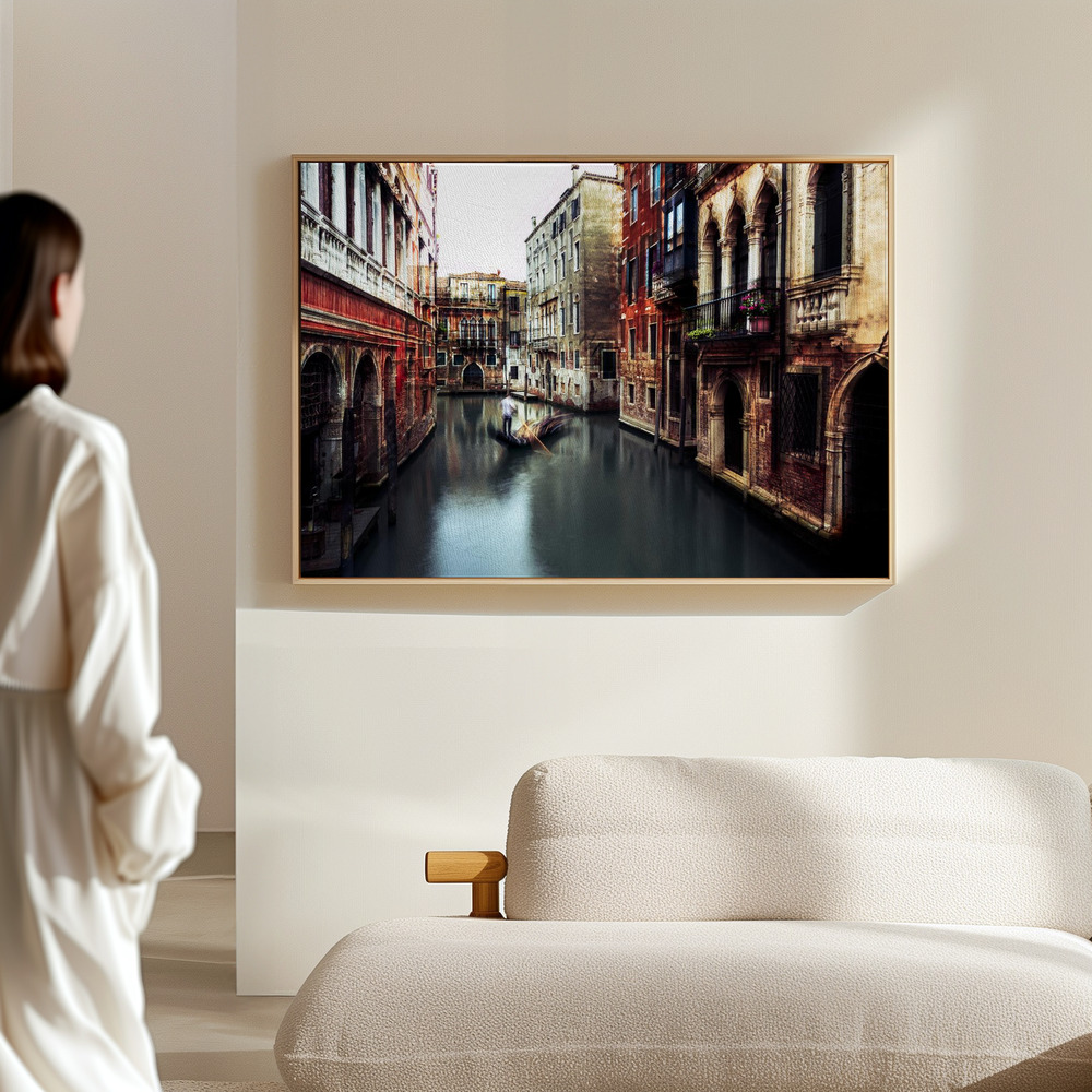 Canvas print - The Gondolier in the hall
