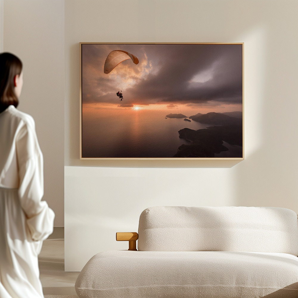Canvas print - Ready to shoot in the hall