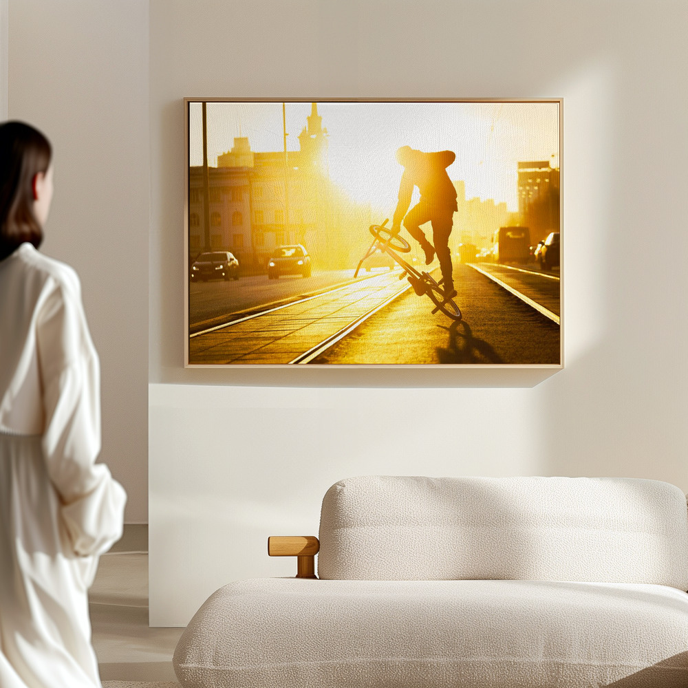Toile - Flatland dans le hall