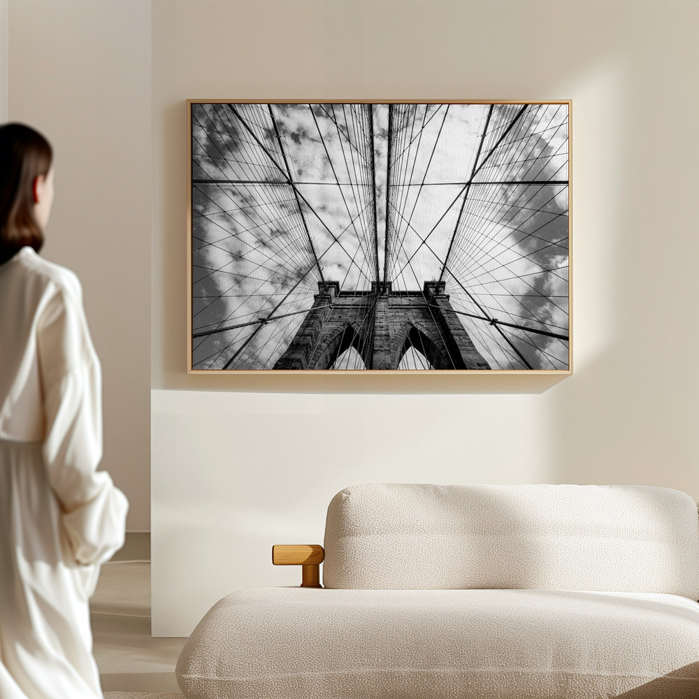 Canvas print - The bridge in the hall
