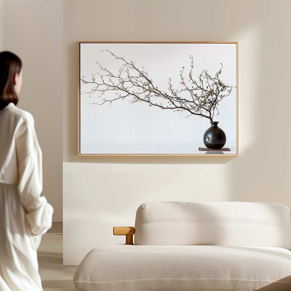 Canvas print - Vase And Branch in the hall