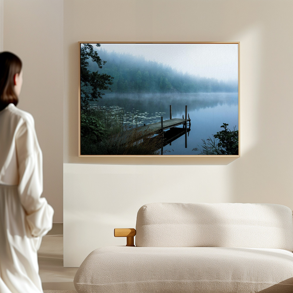 Canvas taulu - Moody morning salissa