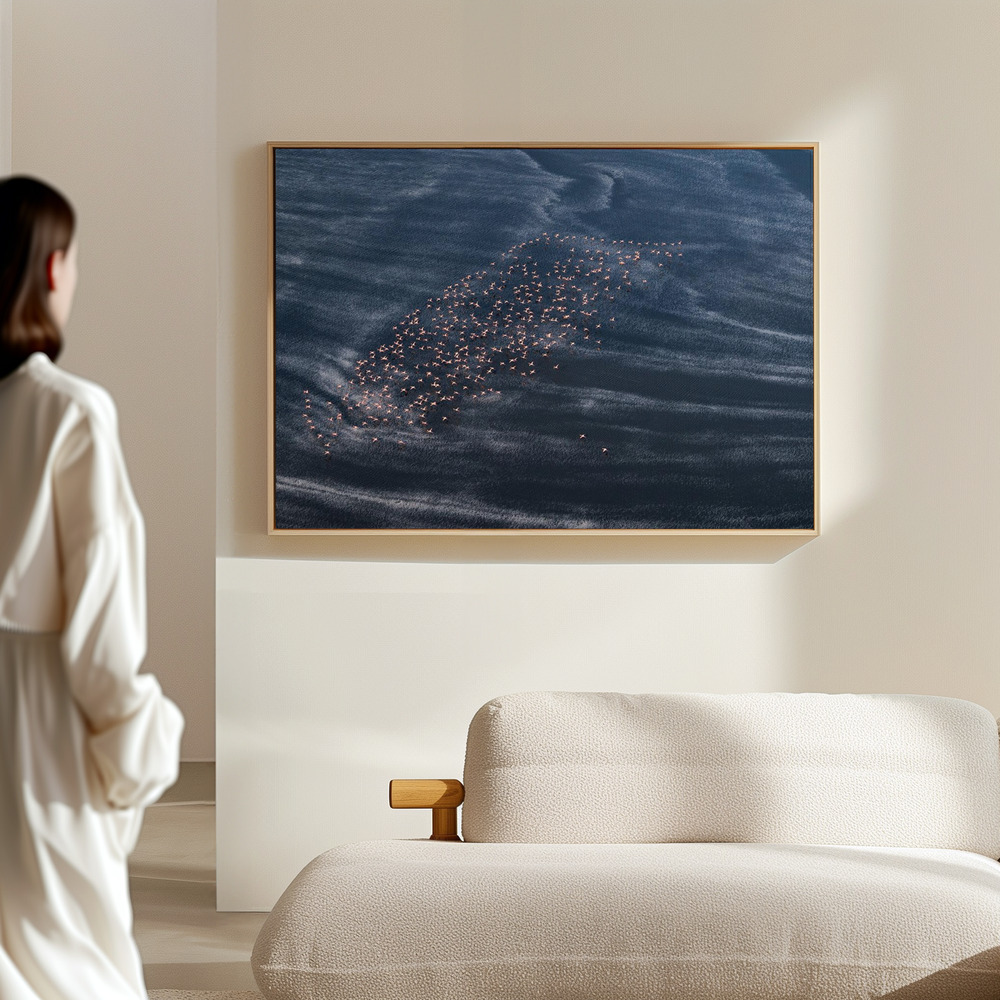 Canvas schilderi - Wave Runner II in de hal