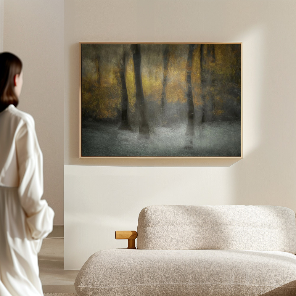 Canvas print - Dancing Trees in the hall
