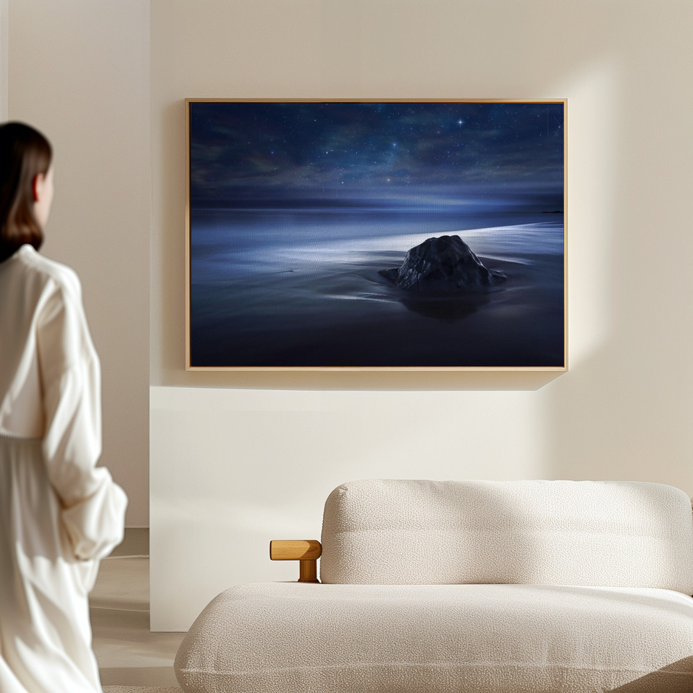 Canvas print - Blue velvet in the hall