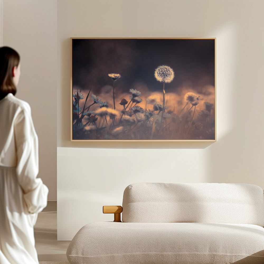 Canvas print - When he saw her in the hall