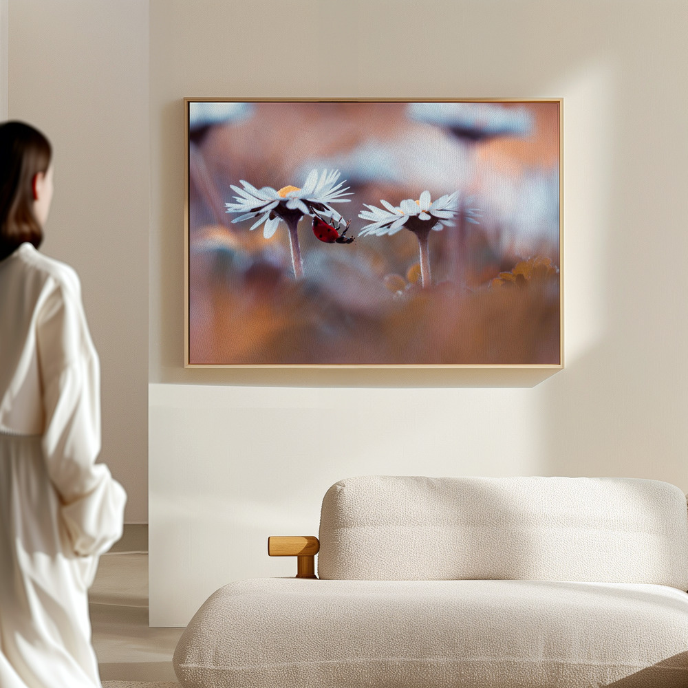 Canvas schilderi - Lady Daisy in de hal