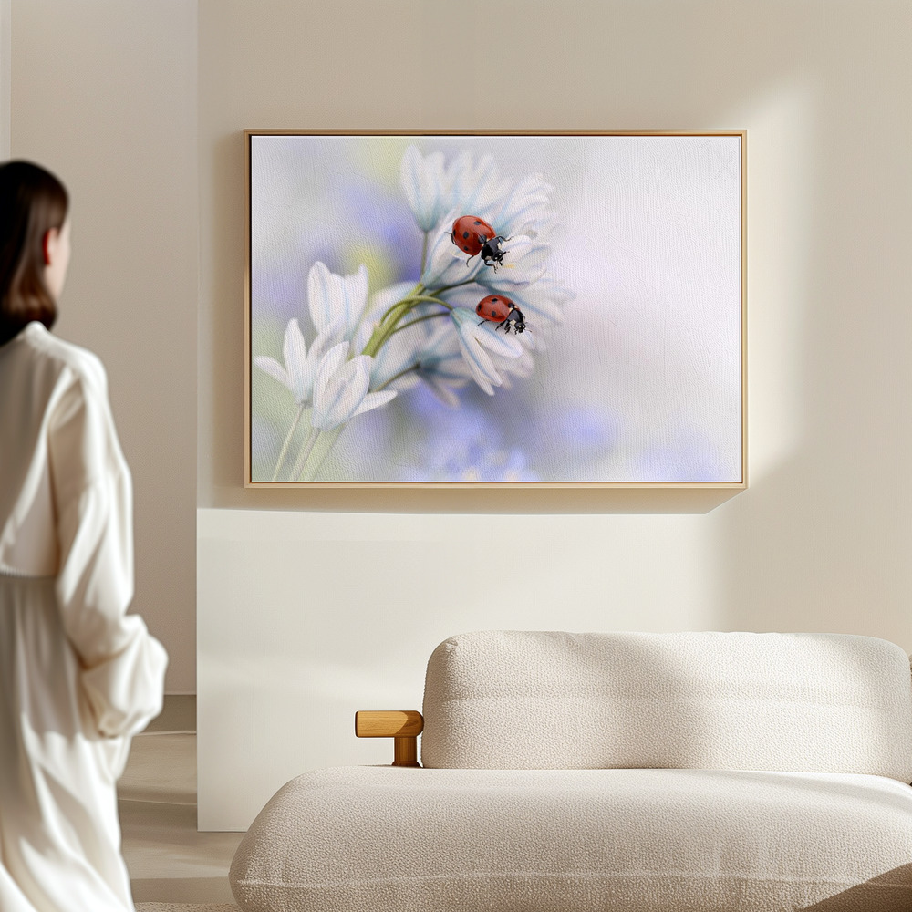 Canvas print - Ladybirds in the hall