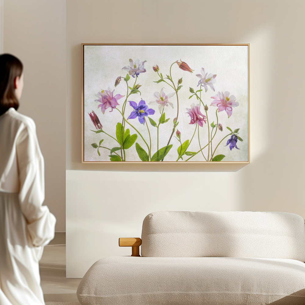 Toile - Columbine dans le hall