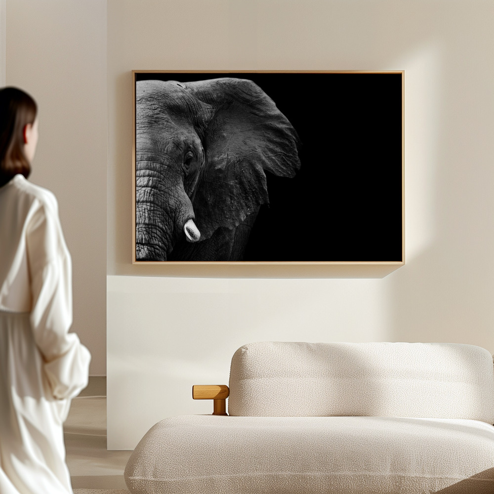 Lærred - Elephant i hallen