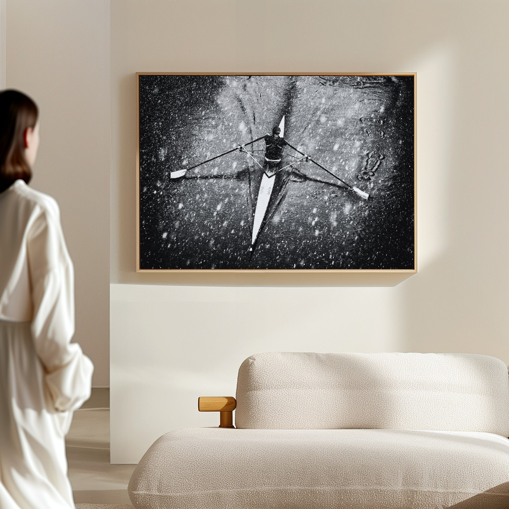 Canvas print - Winter picture in the hall