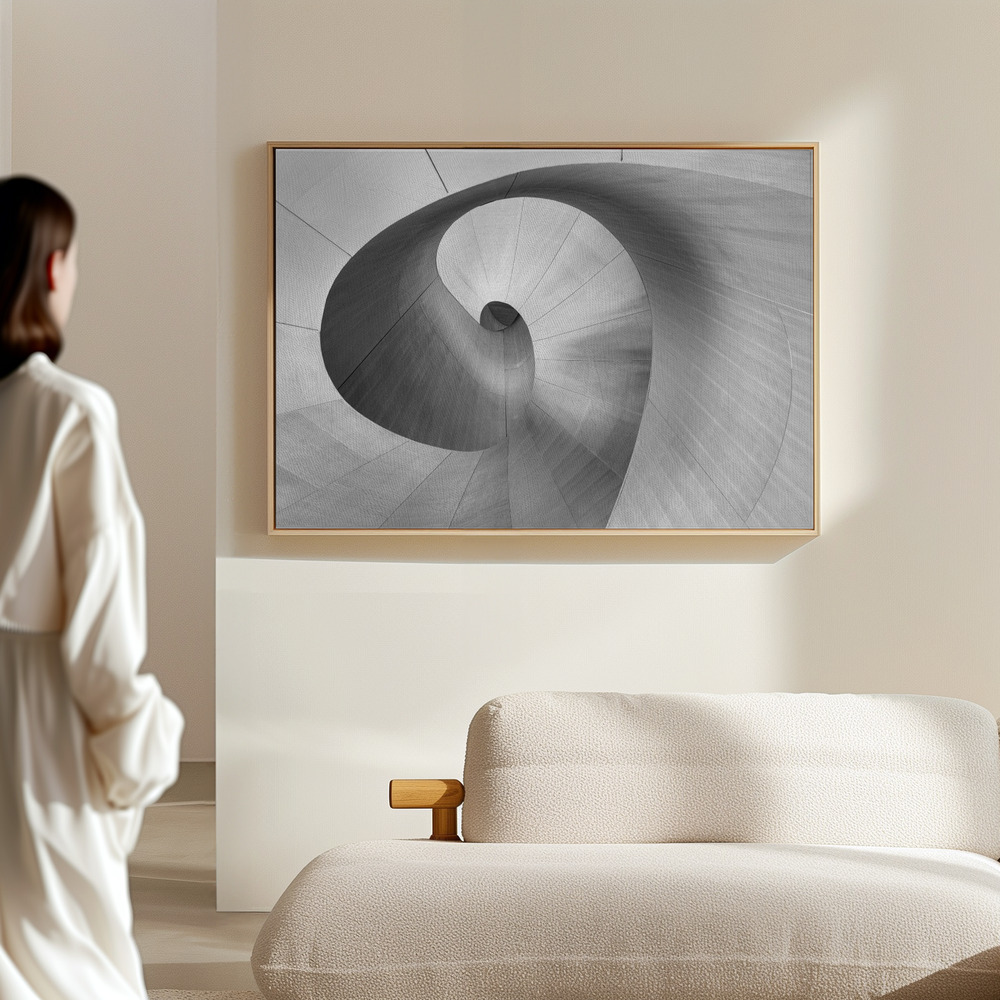 Canvas print - Curves in the hall