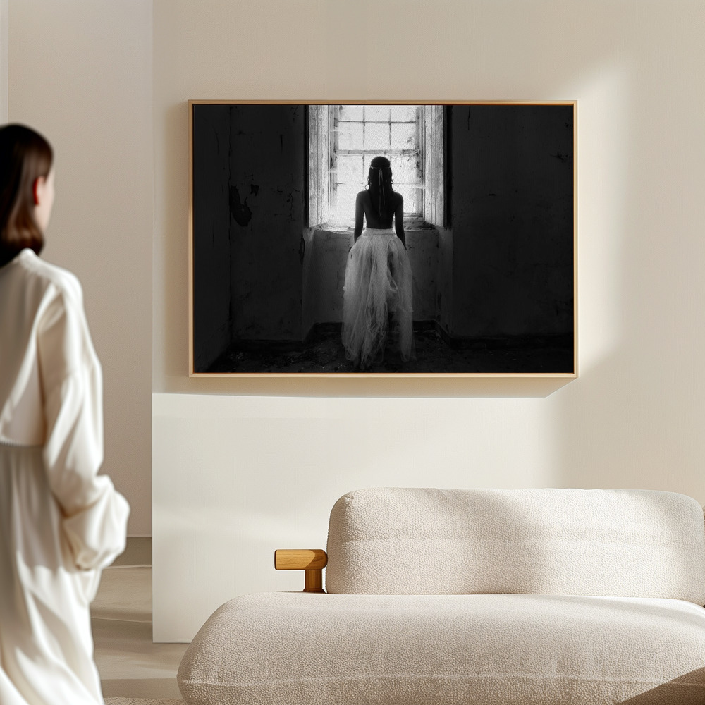 Canvas print - My way out in the hall