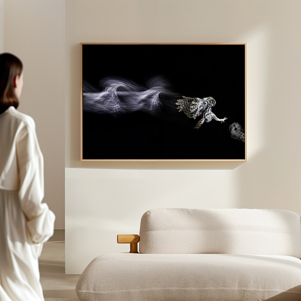 Canvas print - Back to the future in the hall