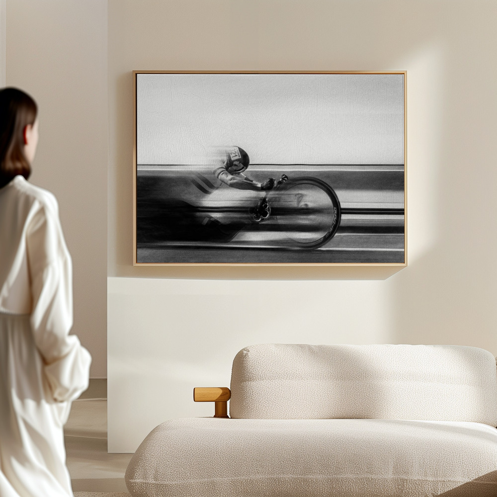 Canvas print - Street Racer in the hall