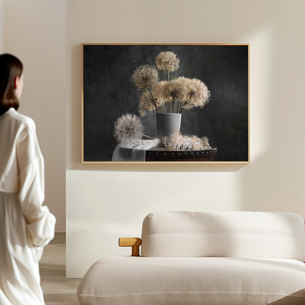 Toile - Dandelion Seed Pod dans le hall