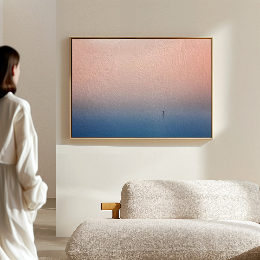 Canvas print - Stand up paddling in the hall