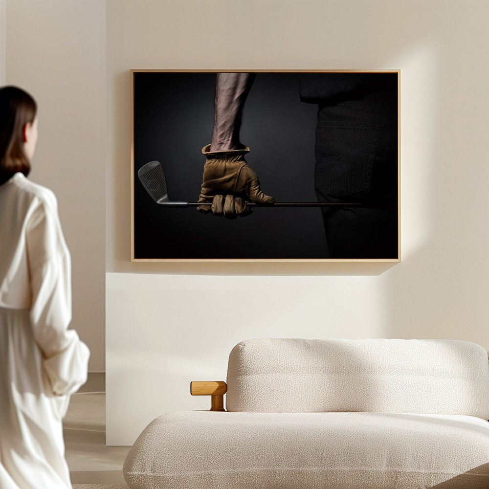 Canvas print - Yellow glove in the hall