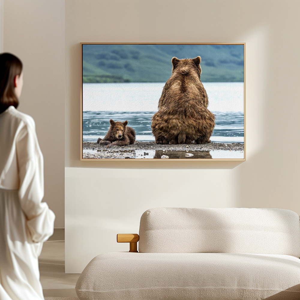 Canvas print - Opposites in the hall