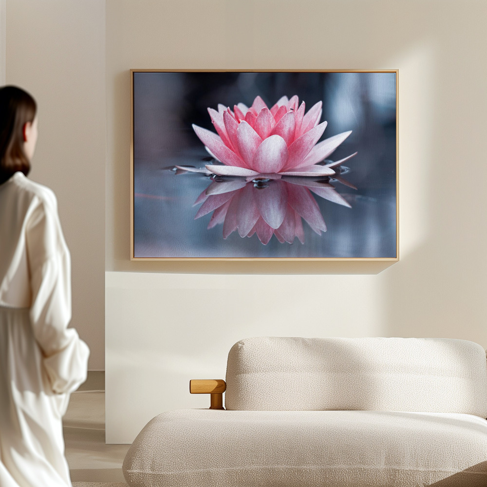 Canvas print - Padmasana in the hall