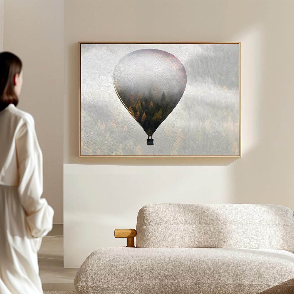Canvas print - Get lost in the world in the hall
