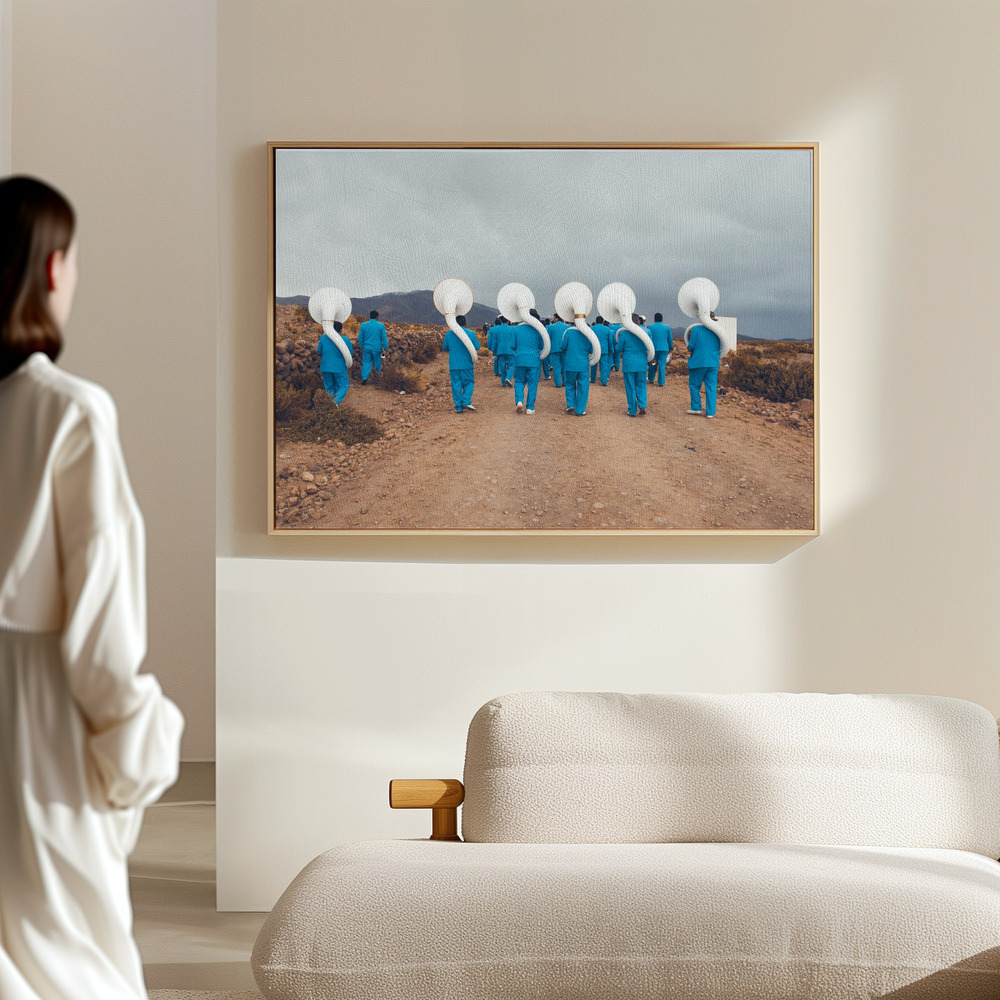 Canvas print - Music anywhere in the hall