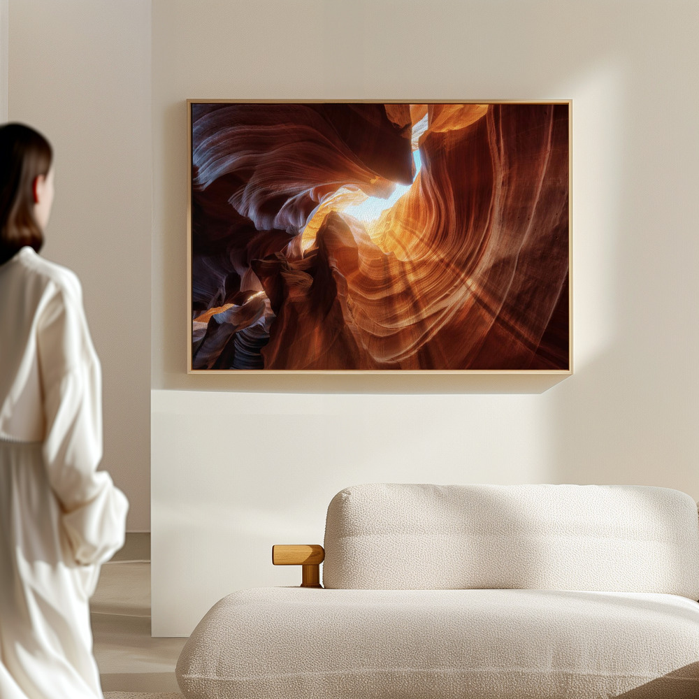 Toile - Antelope Hole. dans le hall