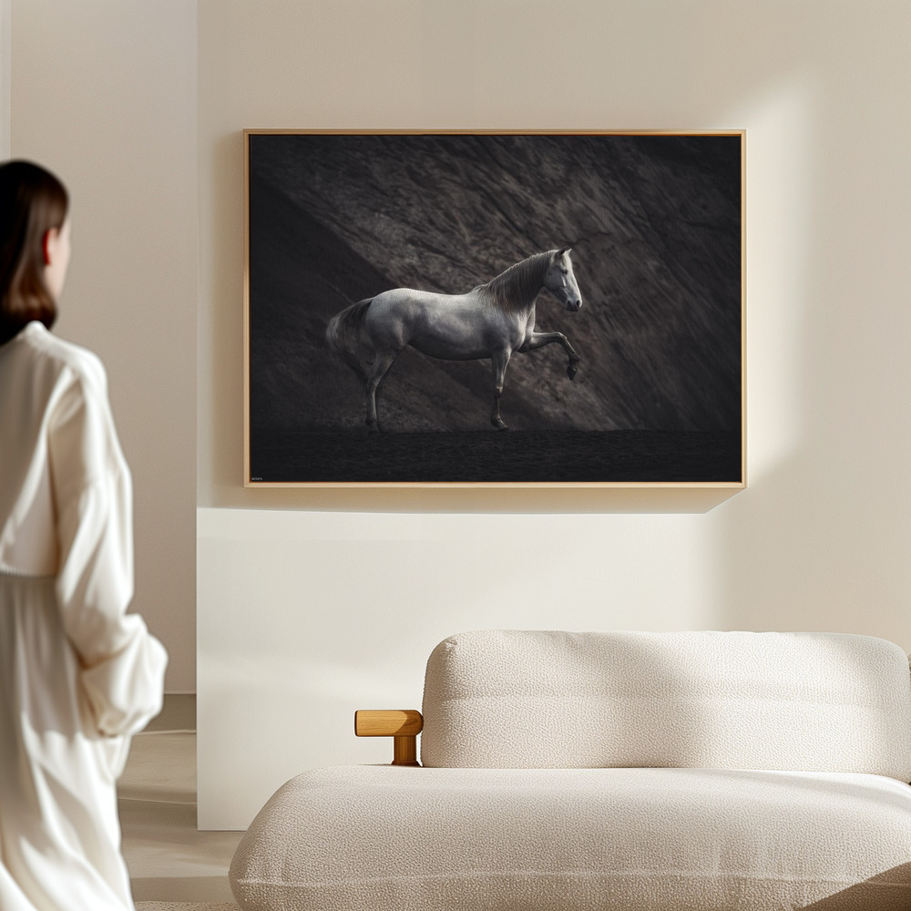 Canvas schilderi - SOLITAIRE in de hal