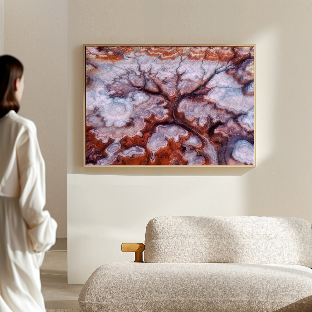 Canvas print - A Tree in the Desert in the hall