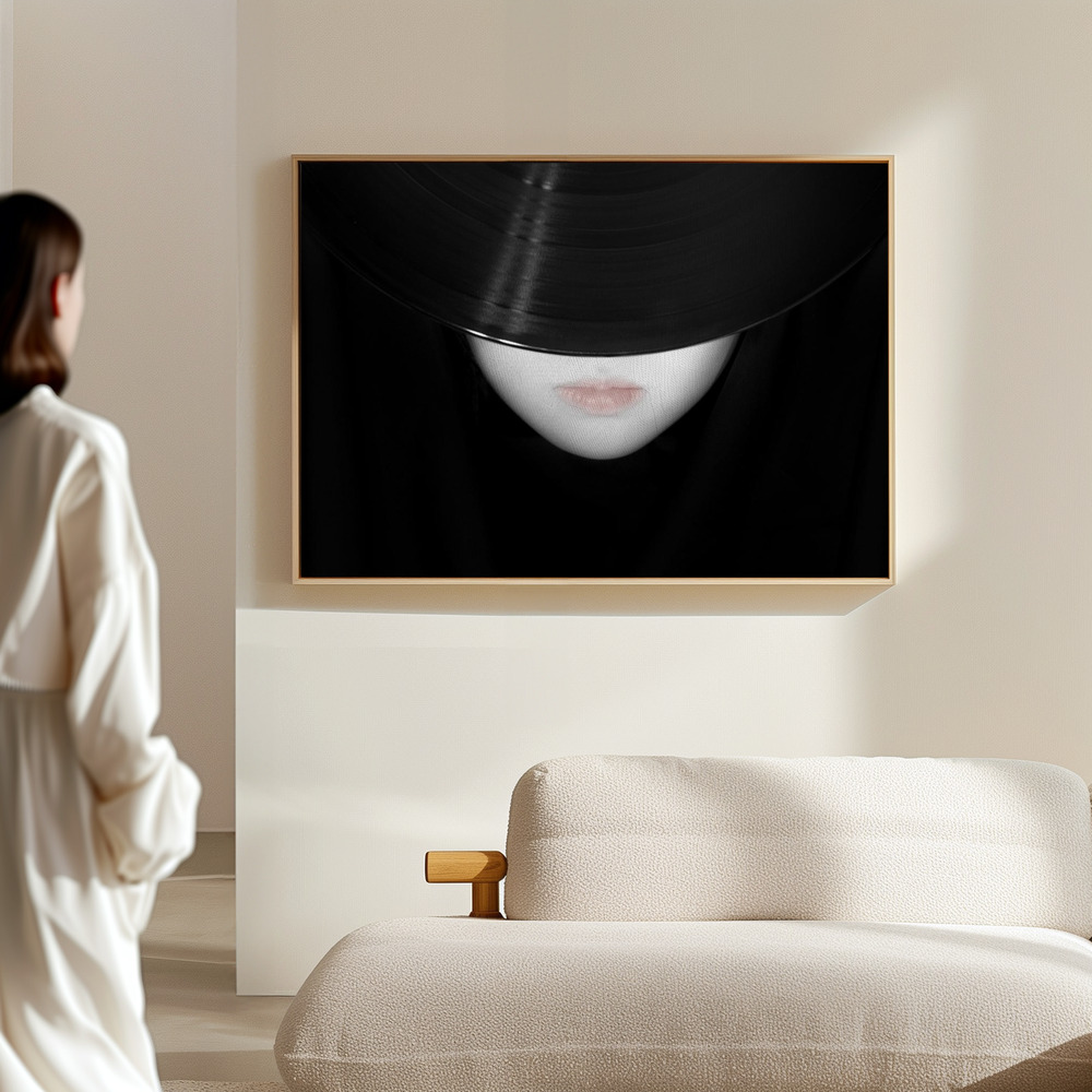 Canvas print - Hiding in LP in the hall