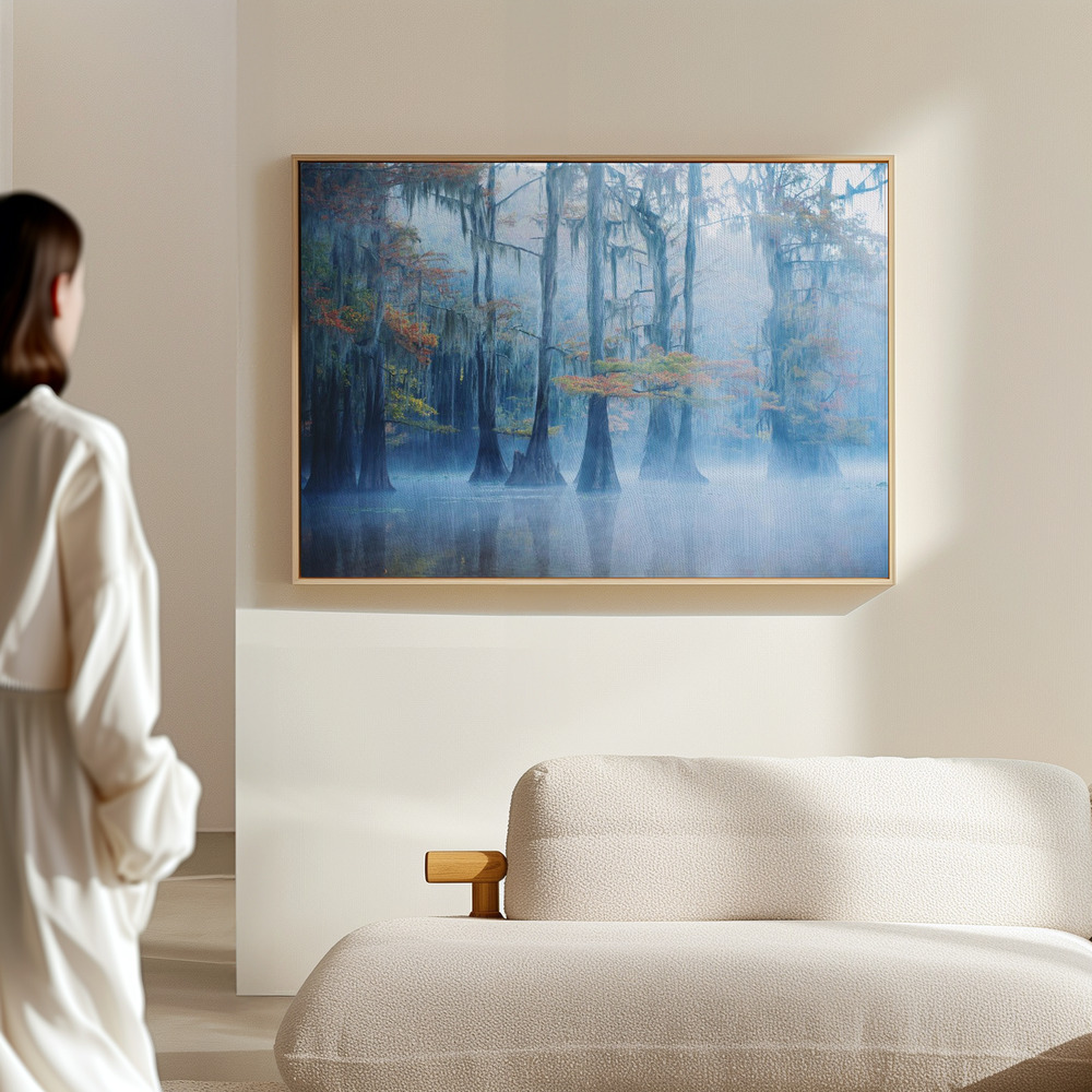 Canvas print - Foggy Swamp Morning in the hall