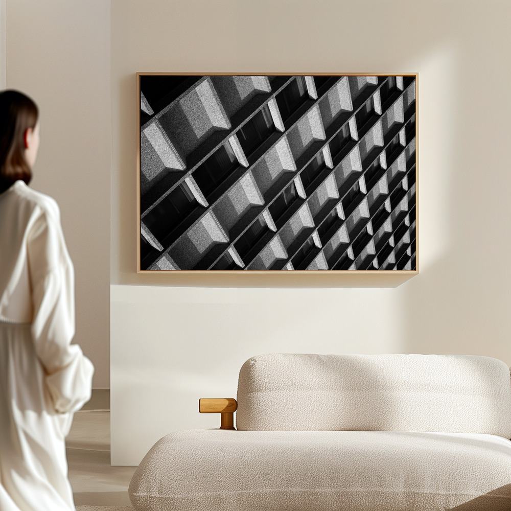 Canvas print - Solid as a rock in the hall