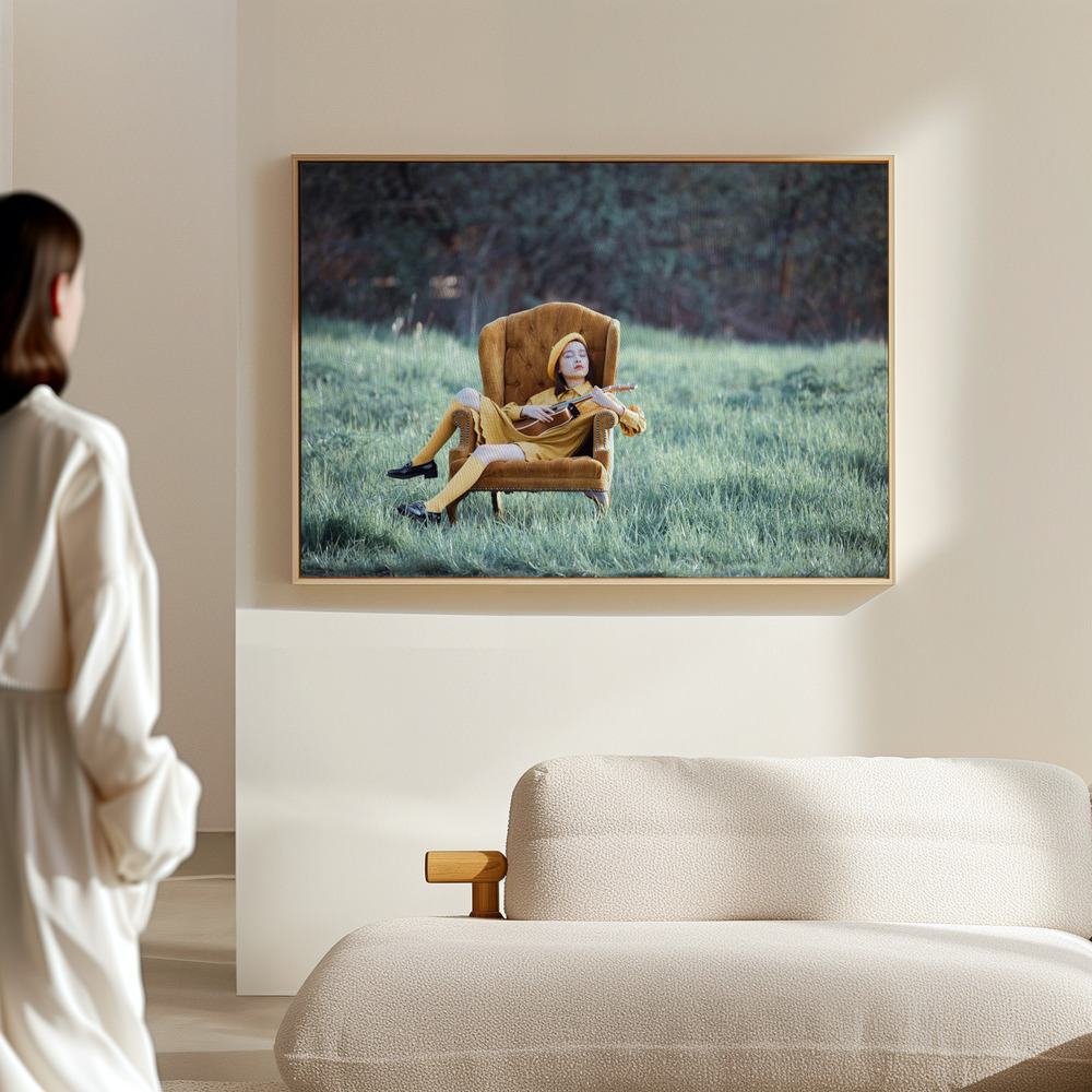 Canvas print - Power of the  music in the hall