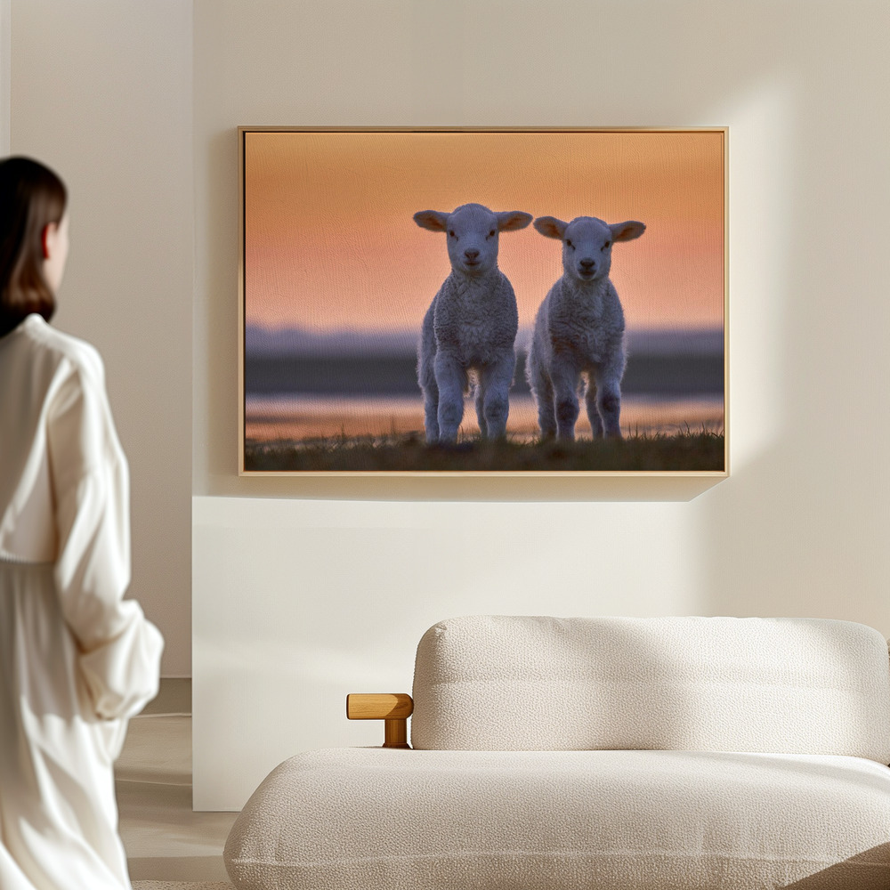 Toile - Lamb Twins dans le hall