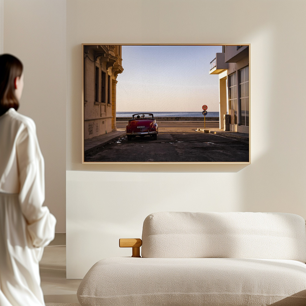 Toile - Watching the sun set - Havana dans le hall